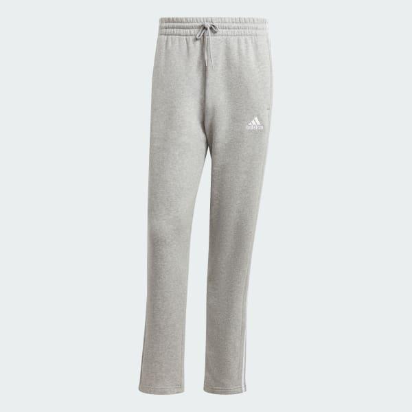 Essentials 3-Stripes Open Hem Fleece Pants Product Image