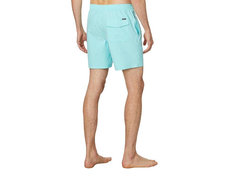 O'Neill Lennox Hermosa Solid Volley 17 (Turquoise) Men's Swimwear Product Image