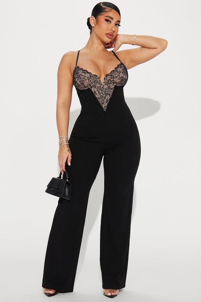 Love Language Jumpsuit - Black Product Image