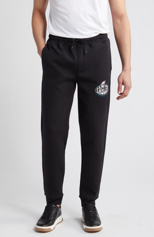 Mens BOSS x NFL Cotton-Blend Tracksuit Bottoms With Collaborative Branding Product Image