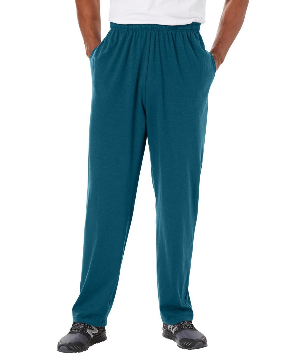 KingSize Mens Lightweight Jersey Open Bottom Sweatpants Product Image