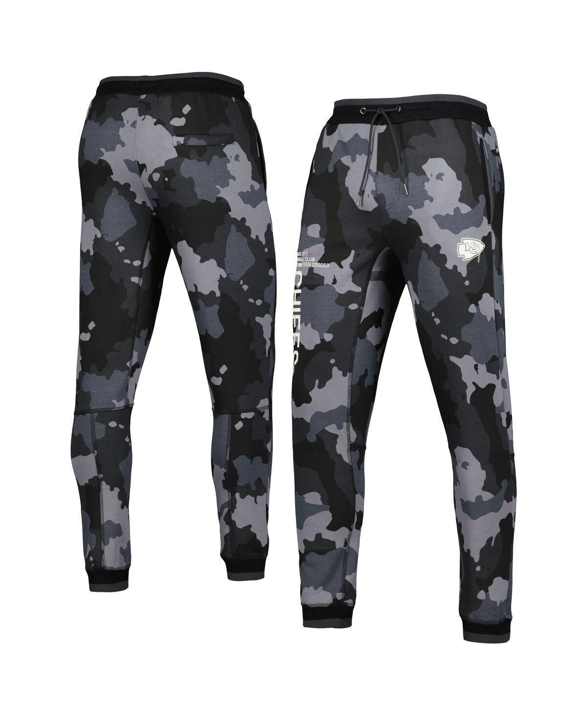 Mens and Womens The Wild Collective Black Kansas City Chiefs Camo Jogger Pants Product Image