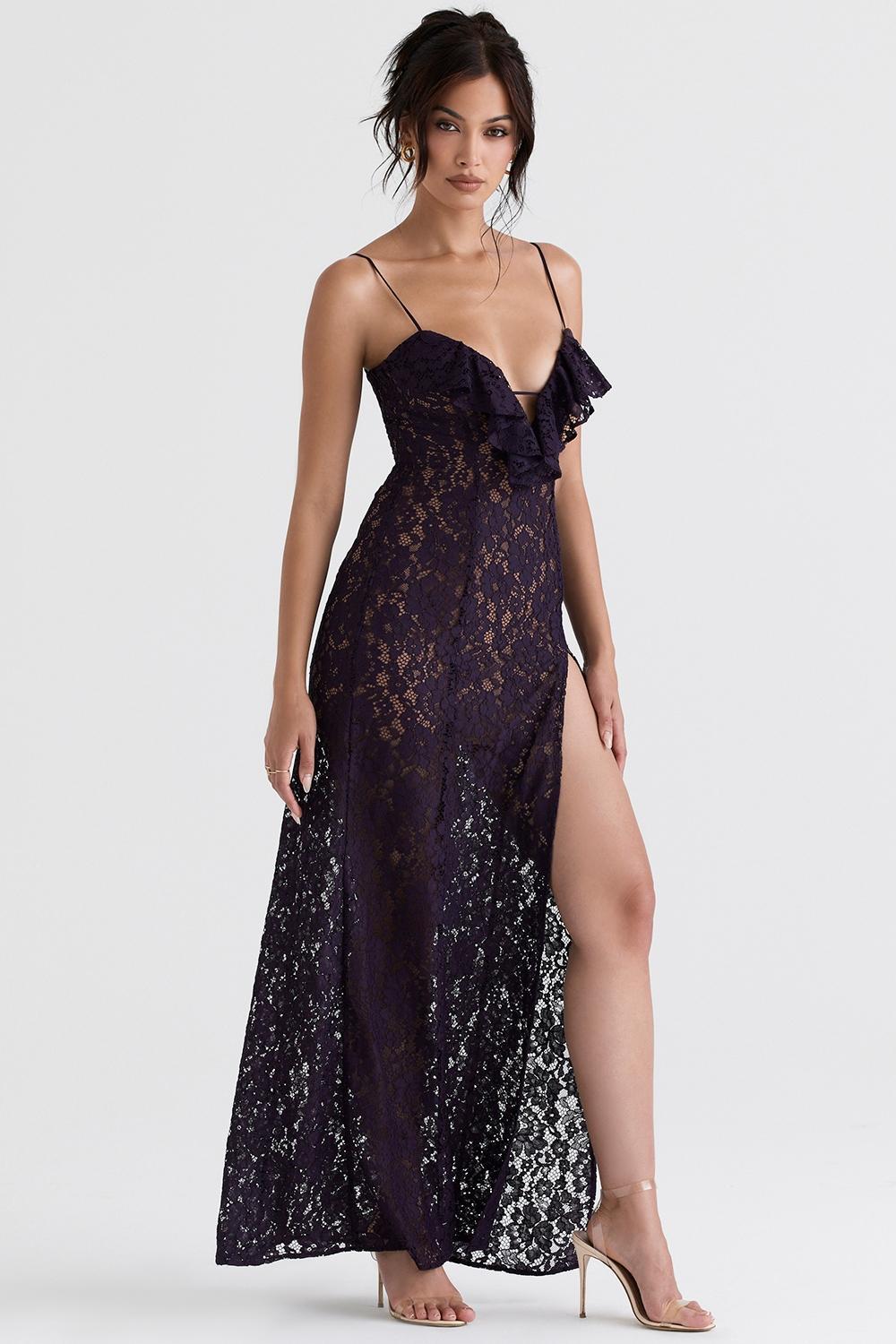 Malia Night Shade Lace Maxi Dress Product Image