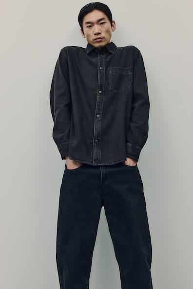 Regular Fit Denim Shirt Product Image