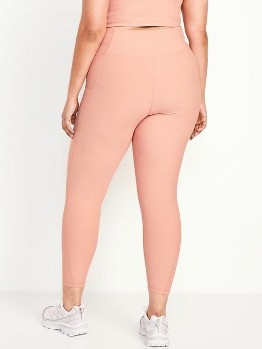 High-Waisted PowerSoft Ribbed Leggings Product Image