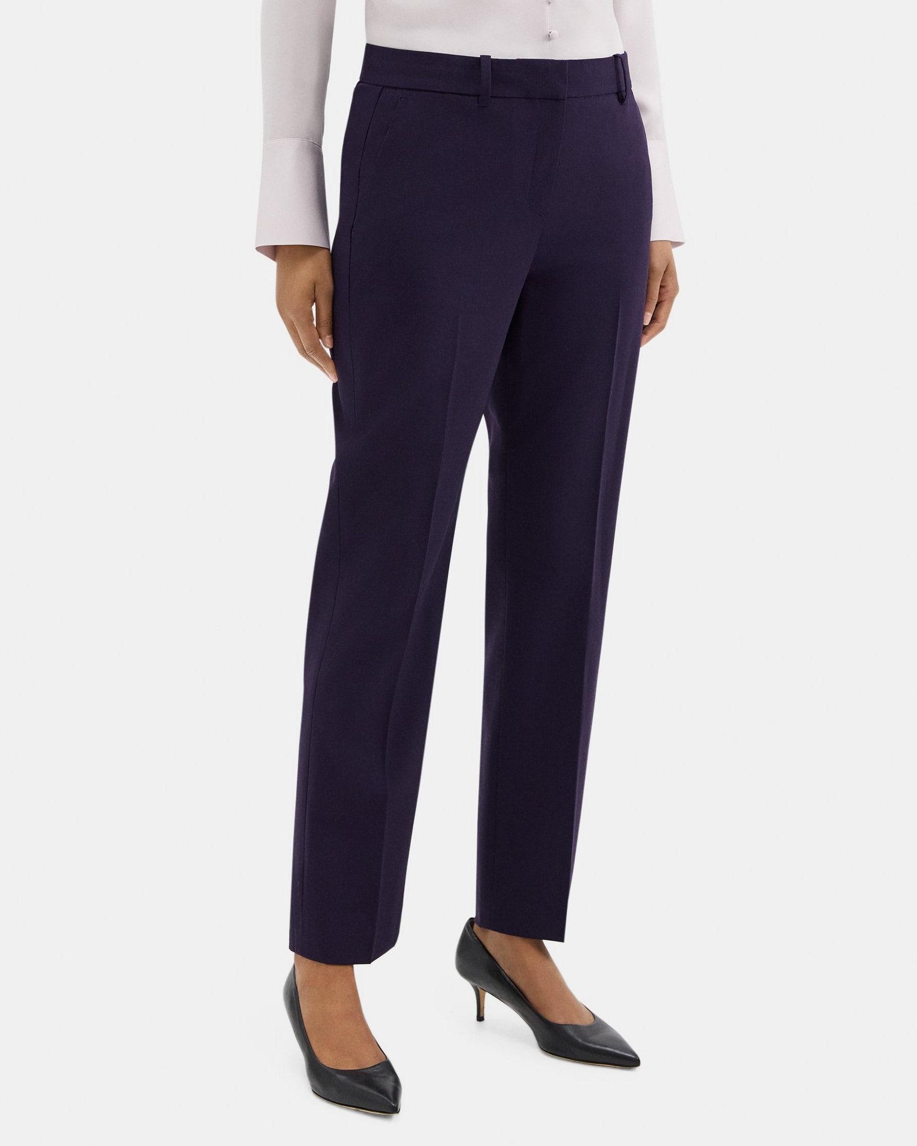 Classic Crop Pant in Sevona Stretch Wool Product Image