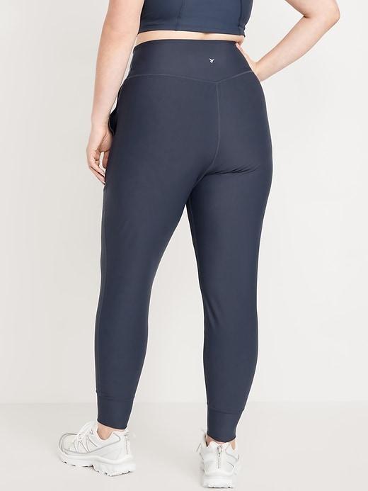 High-Waisted PowerSoft Rib 7/8 Joggers Product Image