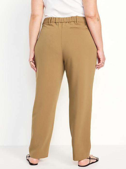 Extra High-Waisted Taylor Trouser Straight Pants Product Image