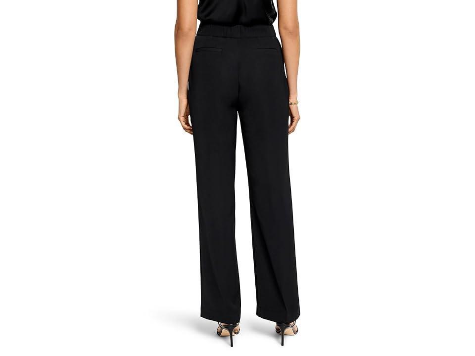 NIC+ZOE 31 Social Edit Wide-Leg Trousers Onyx) Women's Dress Pants Product Image