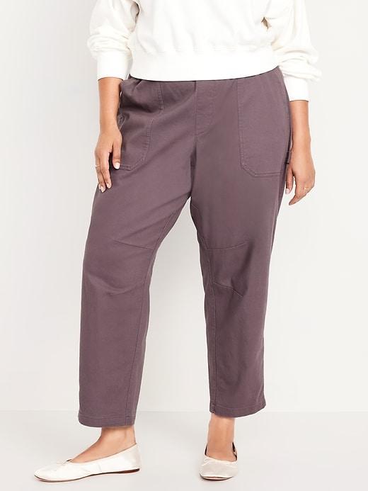 High-Waisted Pulla Utility Pants Product Image