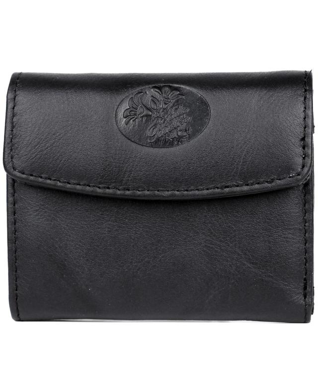 Julia Buxton Heiress Pik-Me-Up RFID-Blocking Leather Mini-Trifold Wallet Product Image