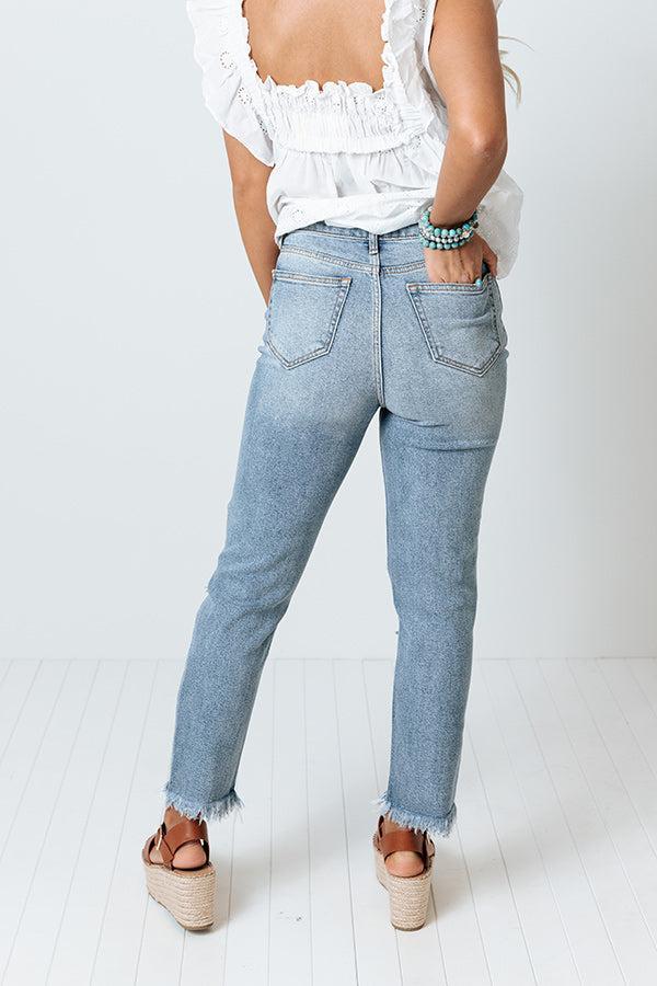 The Badgley High Waist Distressed Relaxed Skinny Product Image