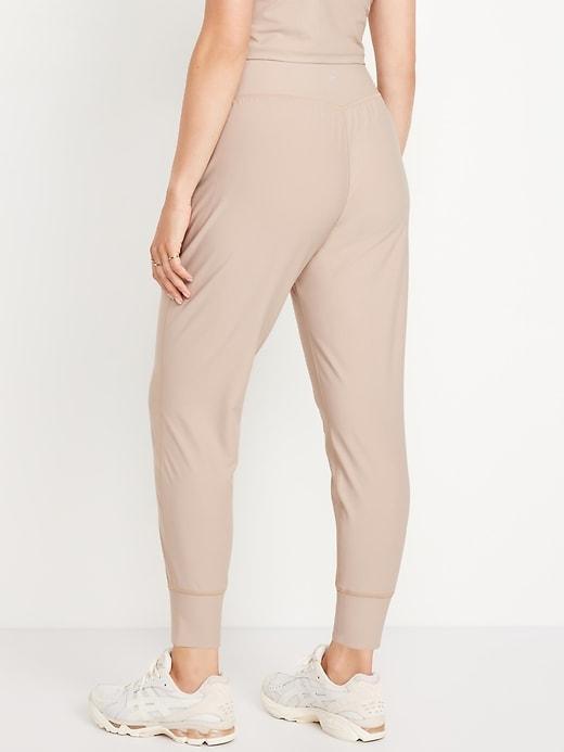 High-Waisted PowerSoft Rib 7/8 Joggers Product Image