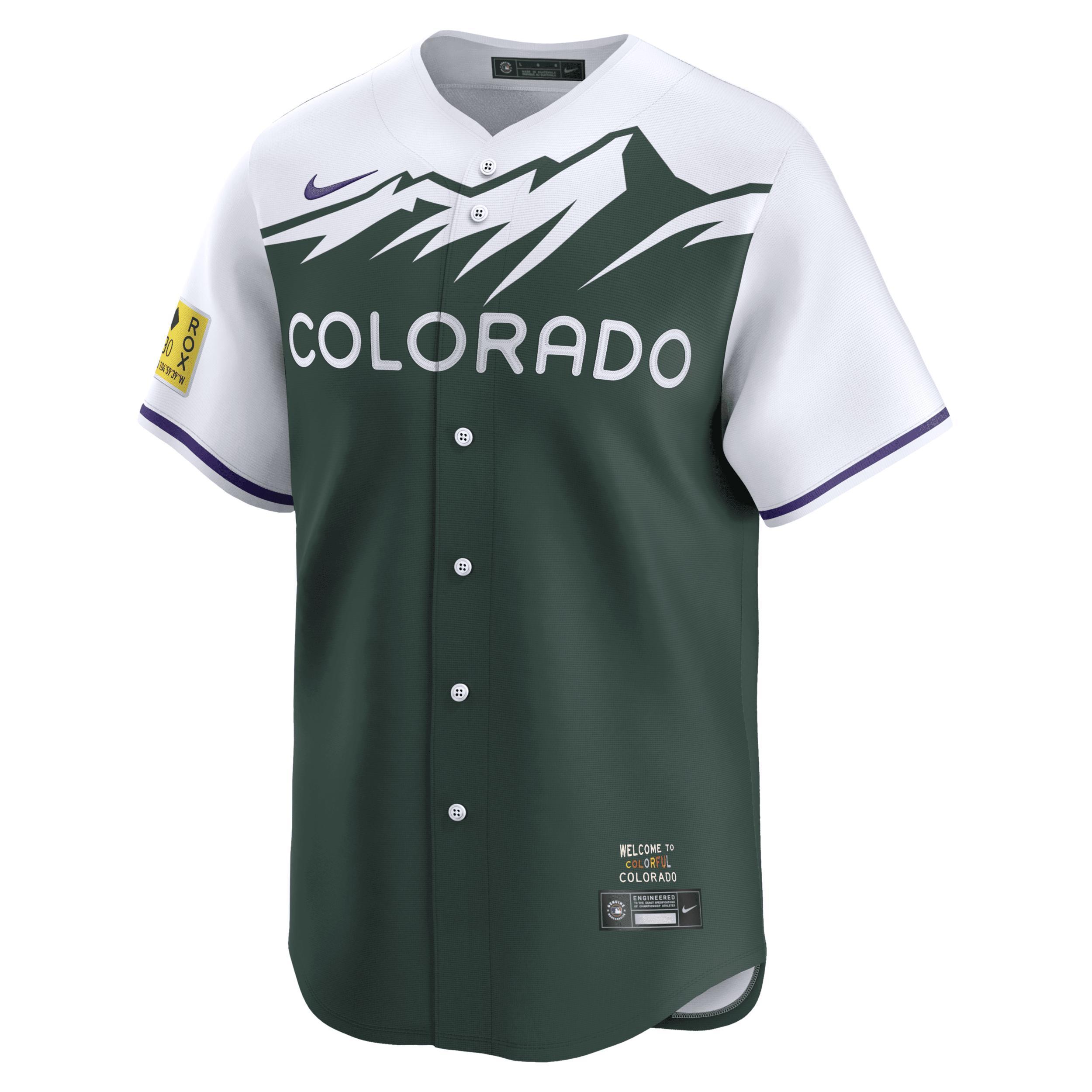 Colorado Rockies City Connect Nike Mens Dri-FIT ADV MLB Limited Jersey Product Image