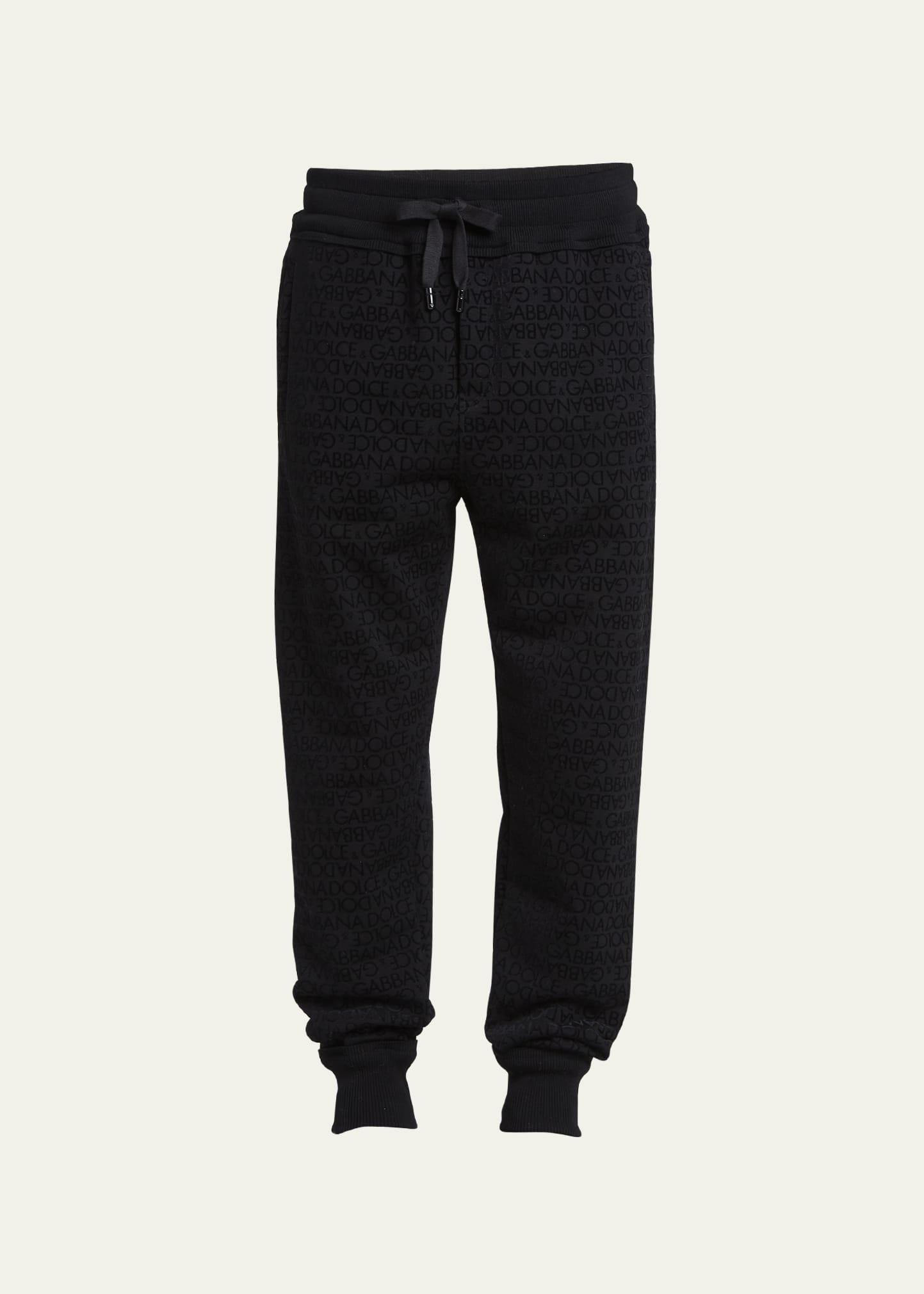 Mens Flocked Logo Sweatpant Product Image