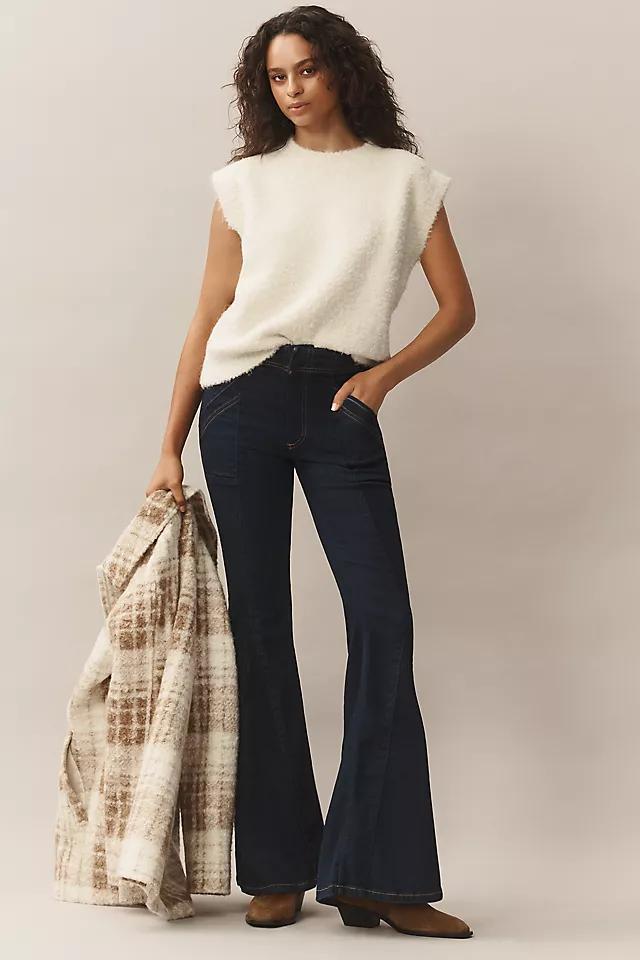 Pilcro Puddle Mid-Rise Flare Jeans Product Image