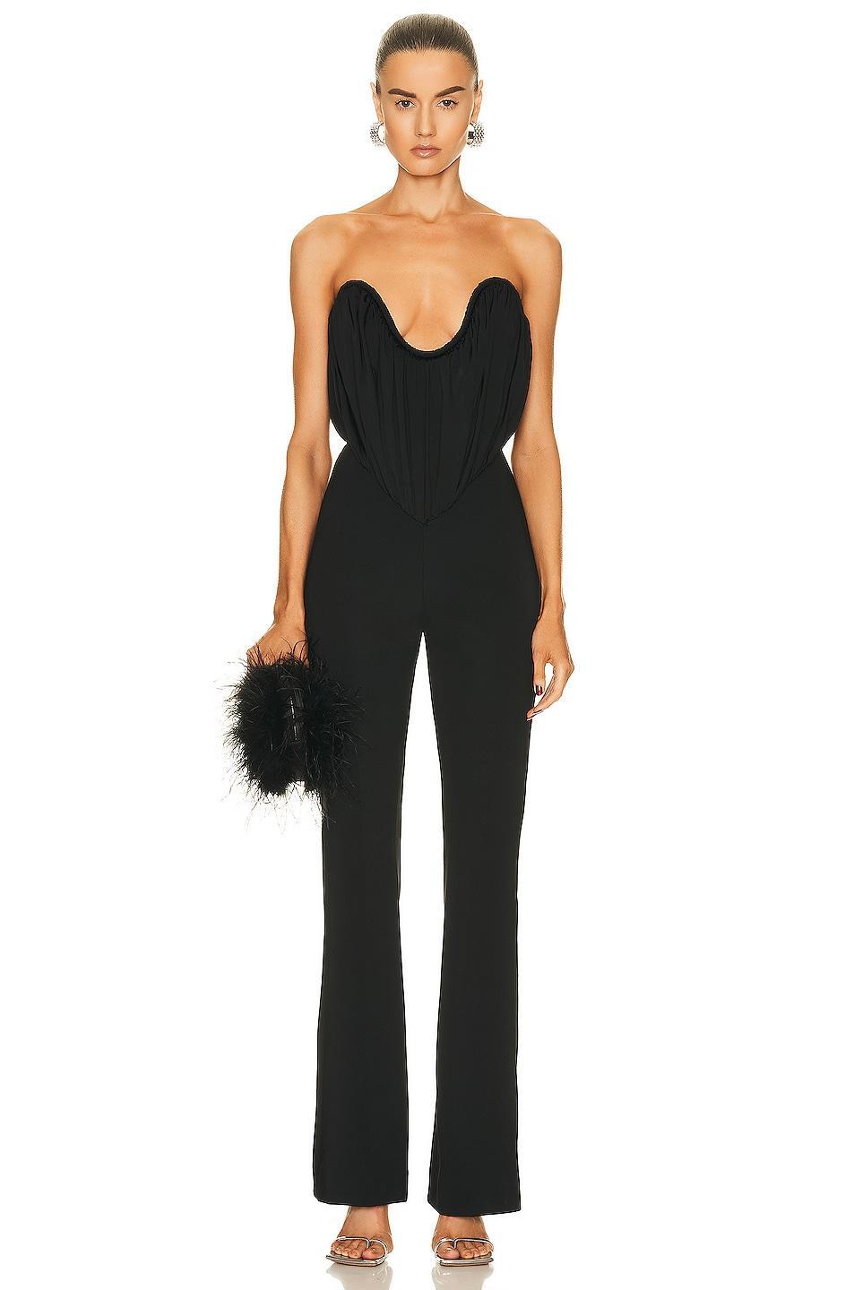 ET OCHS Gabriel Plunge Corset Jumpsuit Product Image