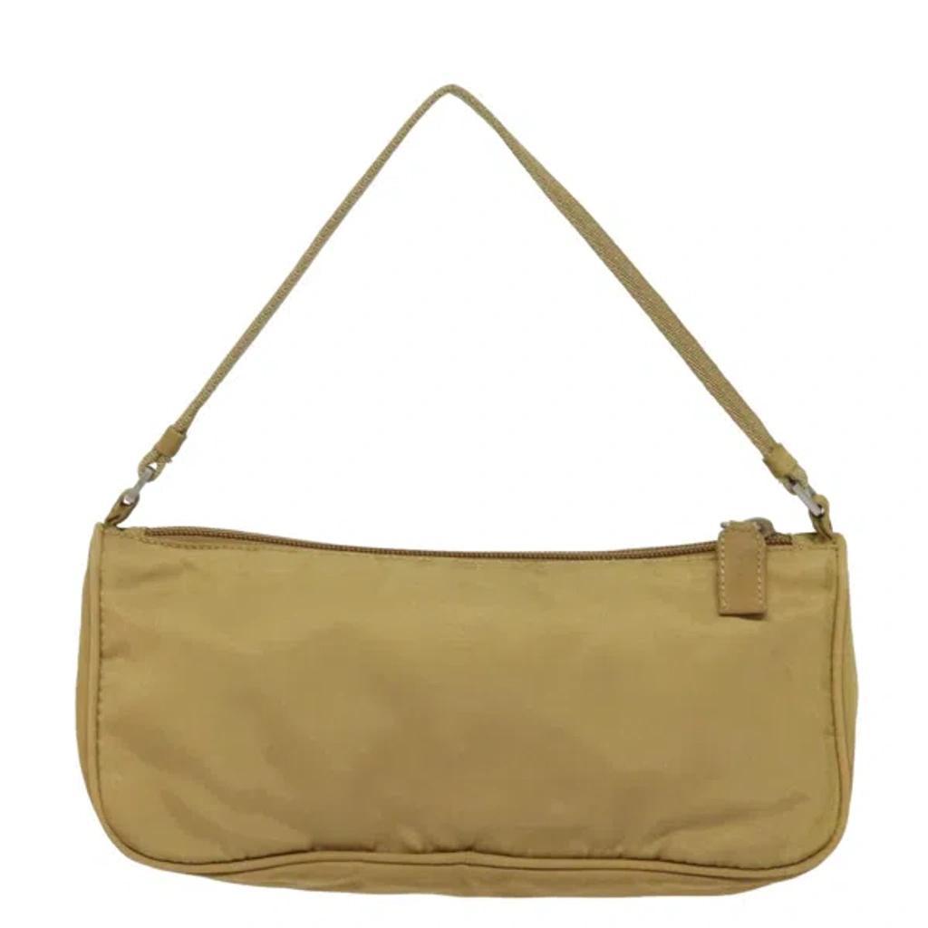 Tessuto Beige Synthetic Clutch Bag () Product Image