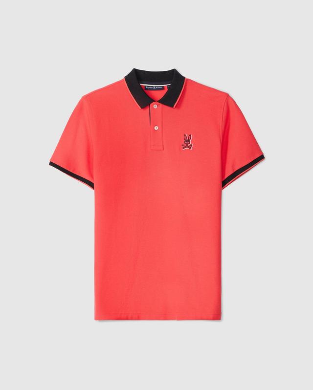 Psycho Bunny Men's Kayden Pique Polo 692 HIBISCUS Product Image