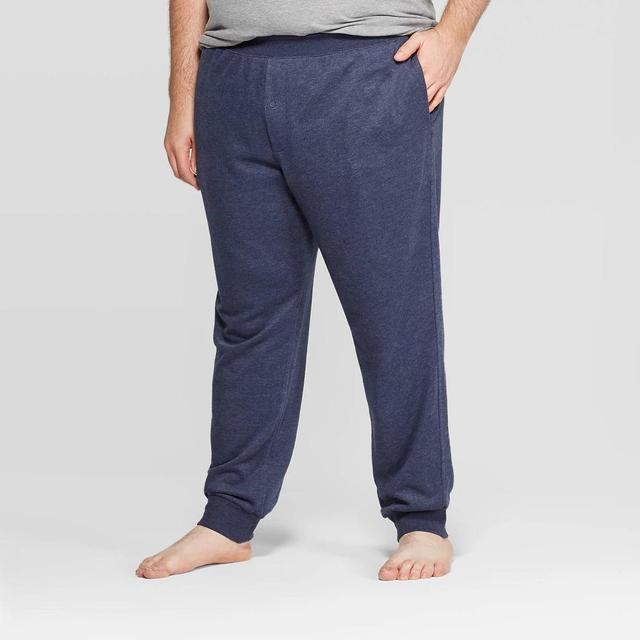 Mens Big & Tall Knit Jogger Pajama Pants - Goodfellow & Co Xavier Blue 3XL Product Image