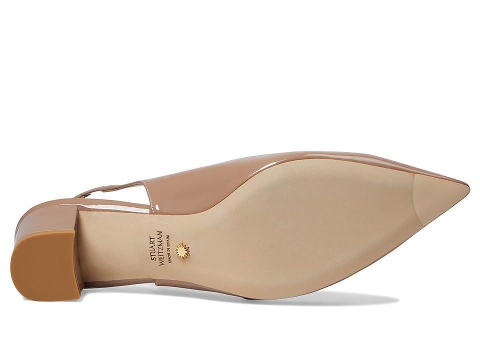 Stuart Weitzman SW 50 Block Slingback (Fawn) Women's Shoes Product Image