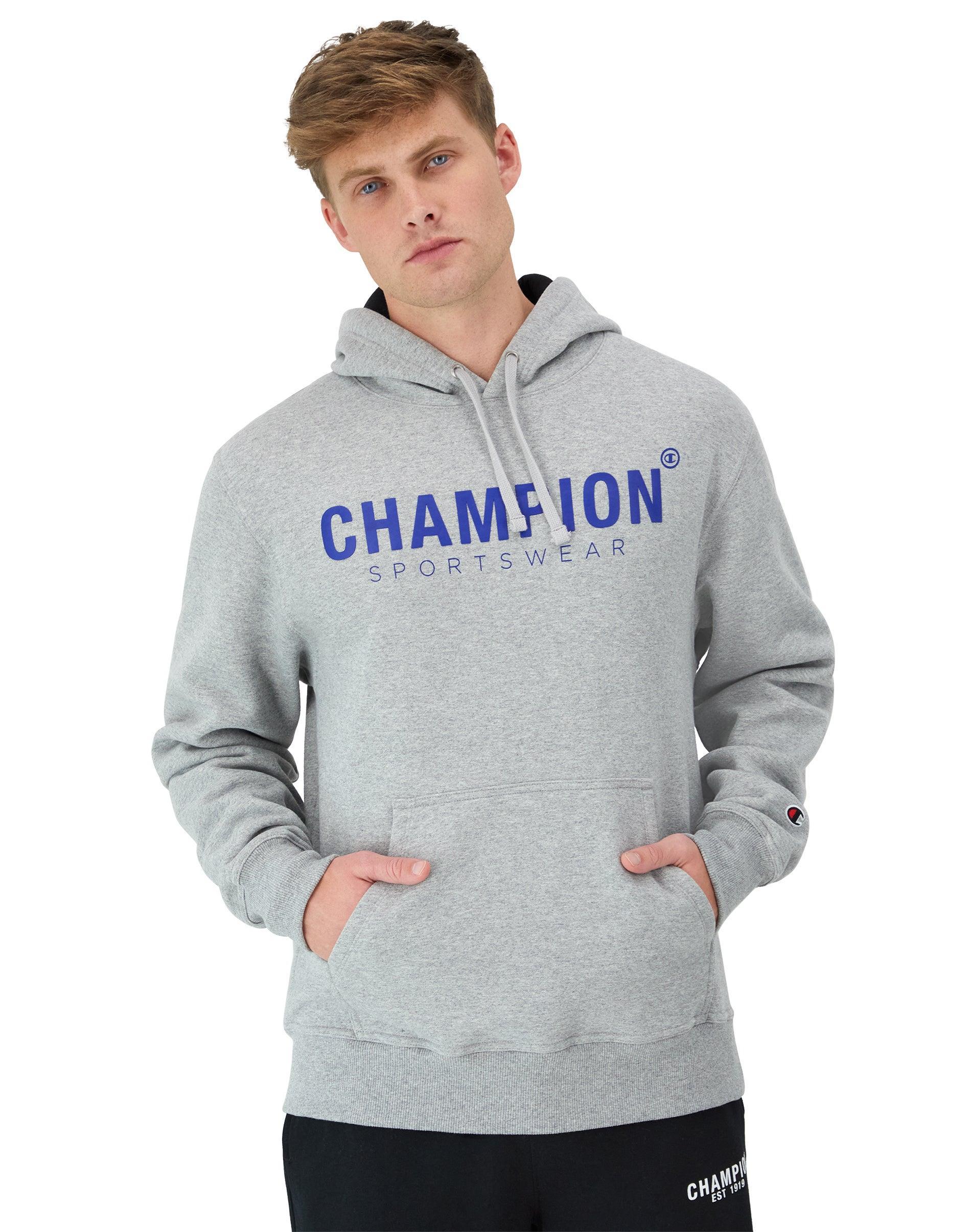 Mens Powerblend Hoodie, Champion Sportswear Oxford Grey XL product image