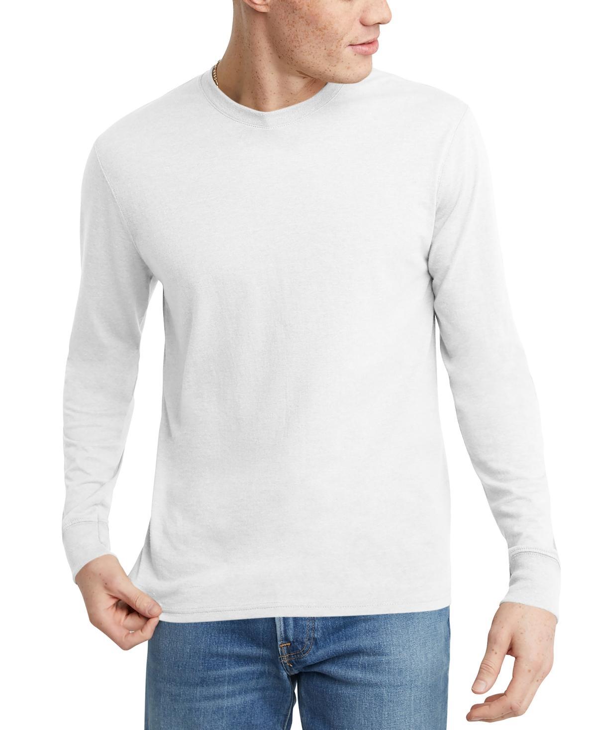 Mens Hanes OriginalsTri-BlendTee Oregano Grey Product Image