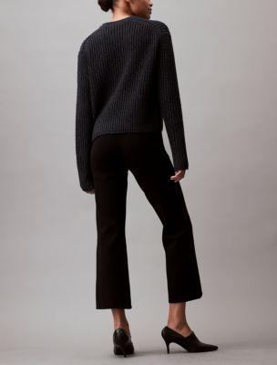 Tech Knit Crop Flared Pants Product Image