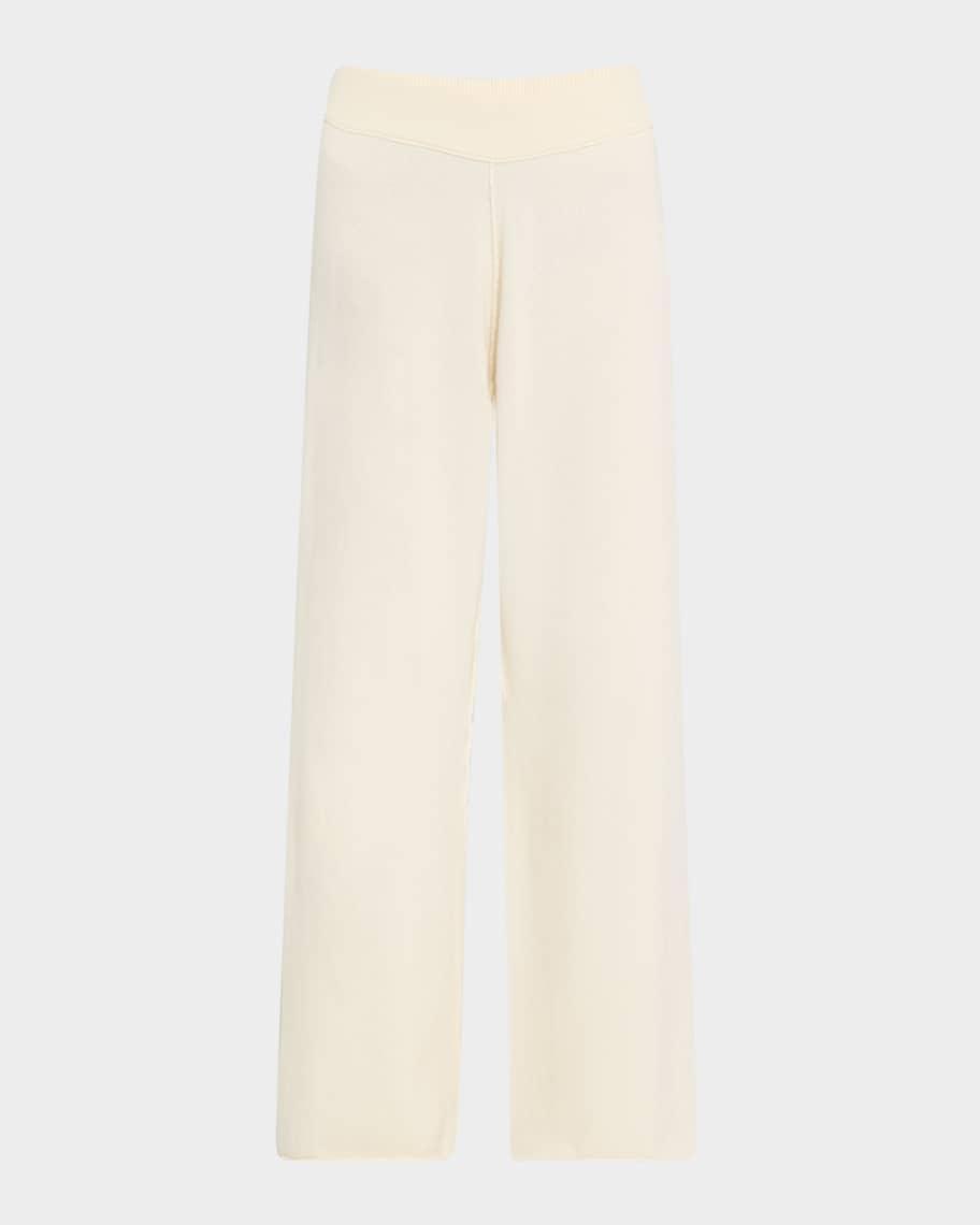 Rhea Wide-Leg Cashmere Pants Product Image