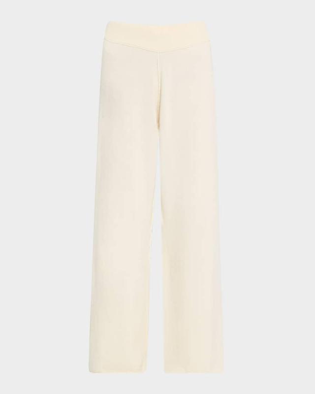 Rhea Wide-Leg Cashmere Pants Product Image