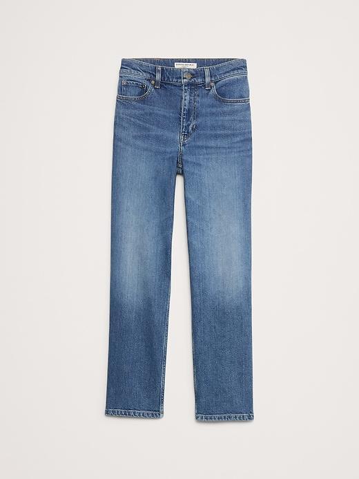 High-Rise Straight Ankle Jean Product Image