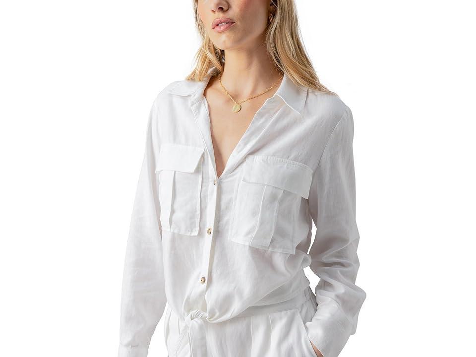 Sanctuary Utility Pocket Shirt Women's Clothing Product Image