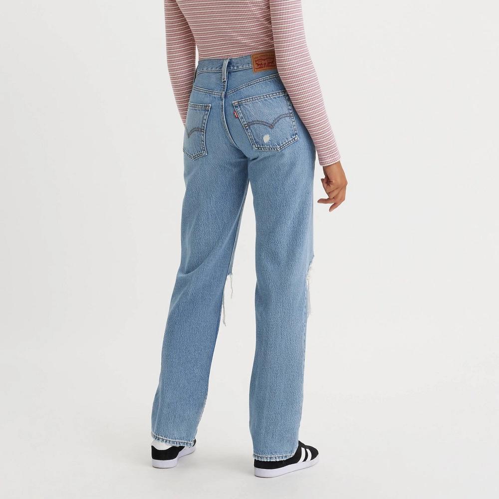 Levis Womens Ripped 94 Baggy Jeans - Product Image