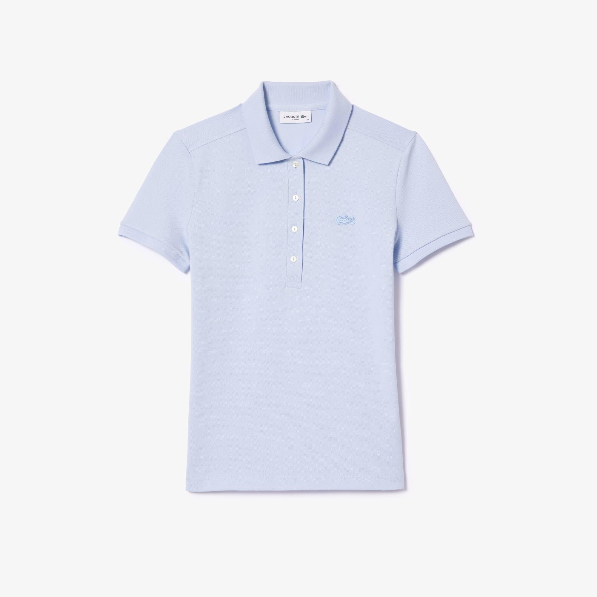 L.12.D Slim Fit Stretch Mini Piqué Polo Shirt Product Image