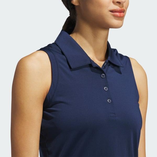 Ultimate365 Solid Sleeveless Polo Shirt Product Image