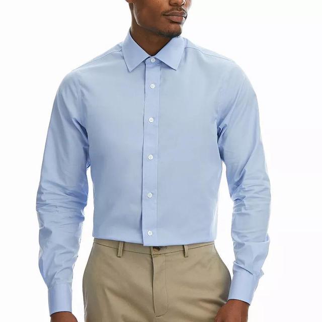 Mens Haggar Premium Comfort Slim Fit Wrinkle Resistant Dress Shirt Product Image