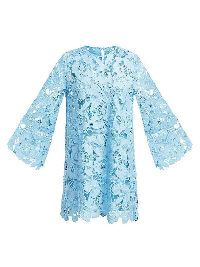 Womens Mira Floral Lace Minidress Product Image