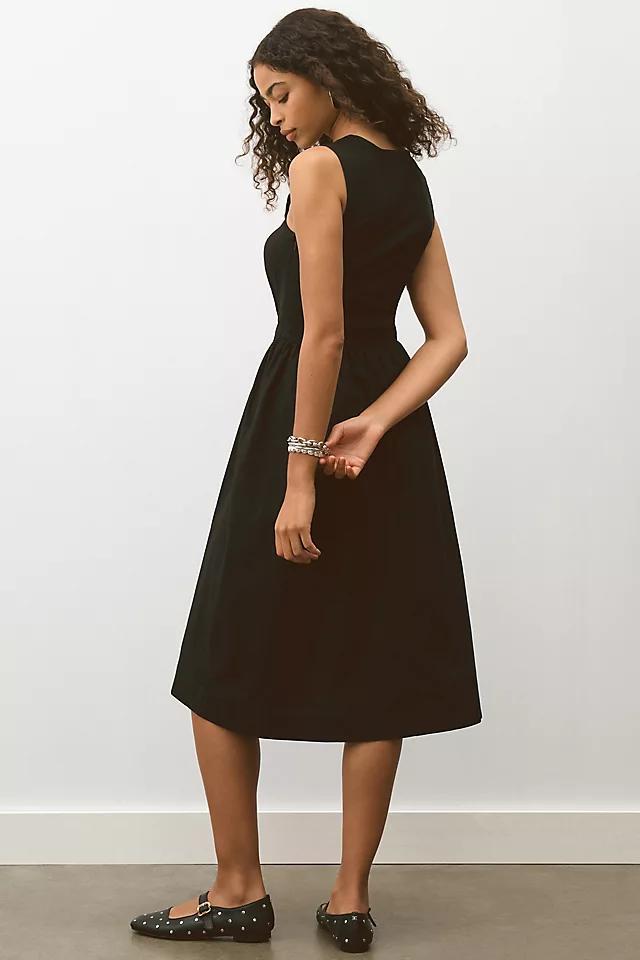 Maeve Sleeveless Drop-Waist Midi Dress Product Image