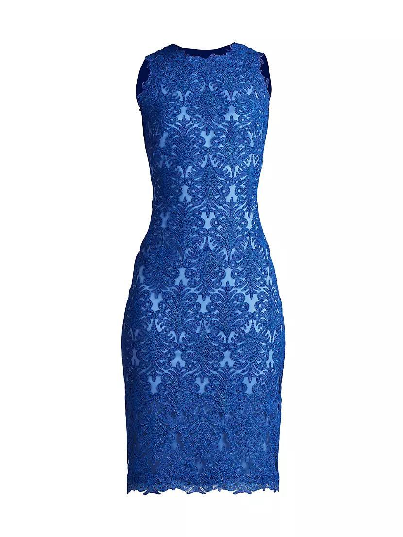 Corded Lace Sheath Dress Product Image