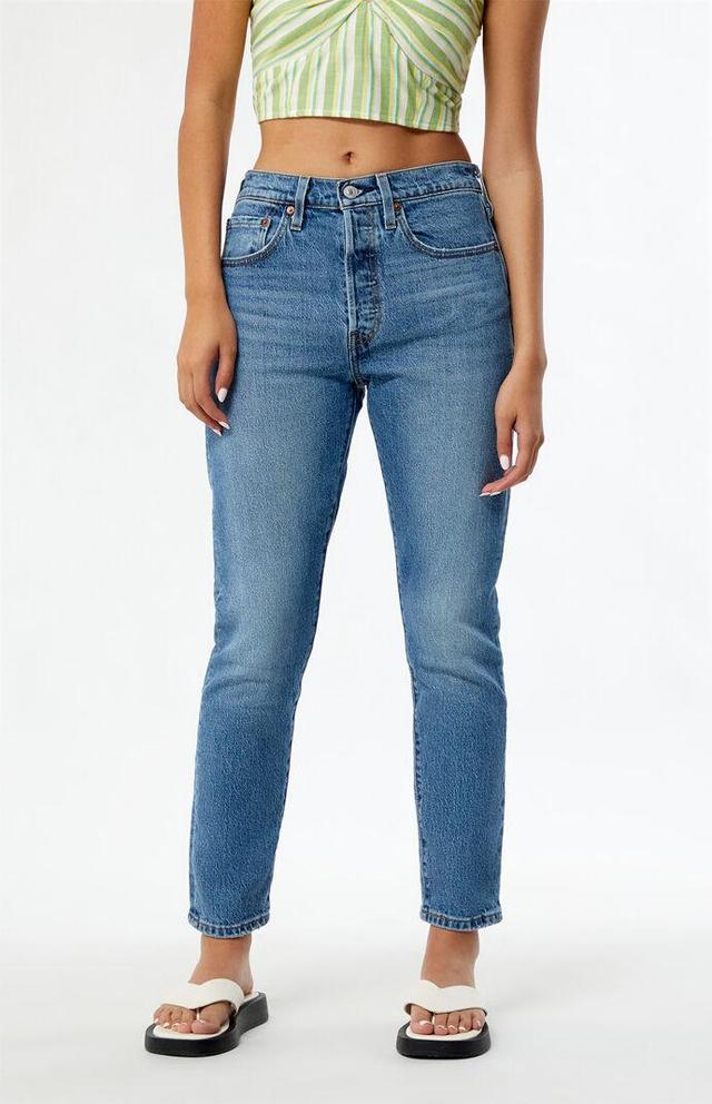 Levi's Women's Blue It's True 501 Skinny Jeans Product Image