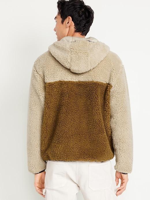 Hooded Sherpa Zip Jacket Product Image