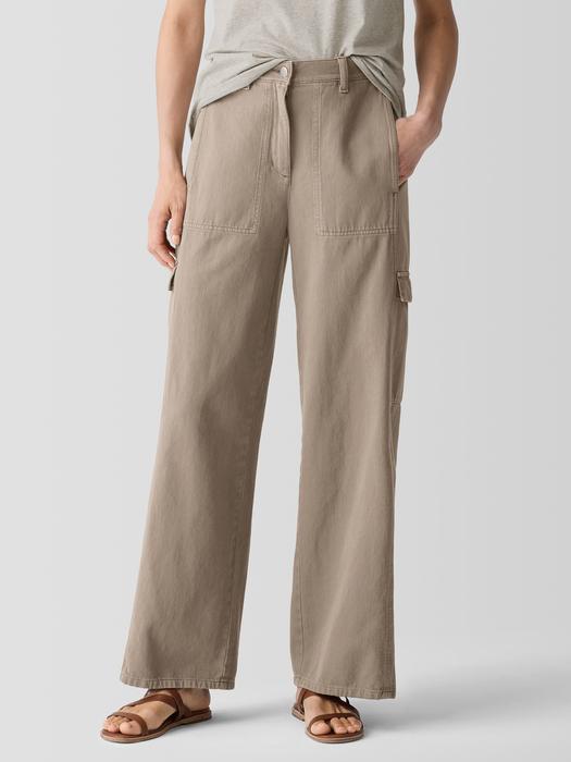 Garment-Dyed Utility Organic Cotton Cargo Pant Product Image