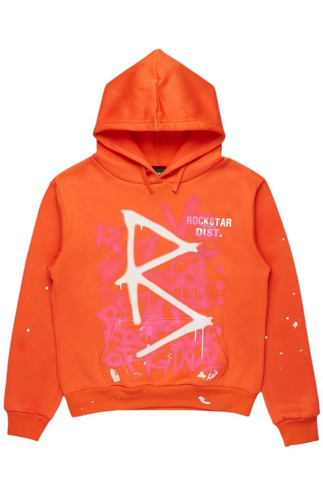 Nahomy Orange Oversized Hoodie Female Product Image