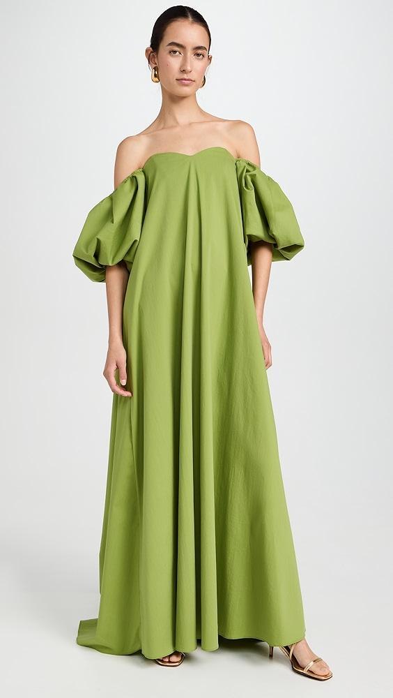 CAROLINE CONSTAS Palmer Off Shoulder Maxi Dress | Shopbop Product Image