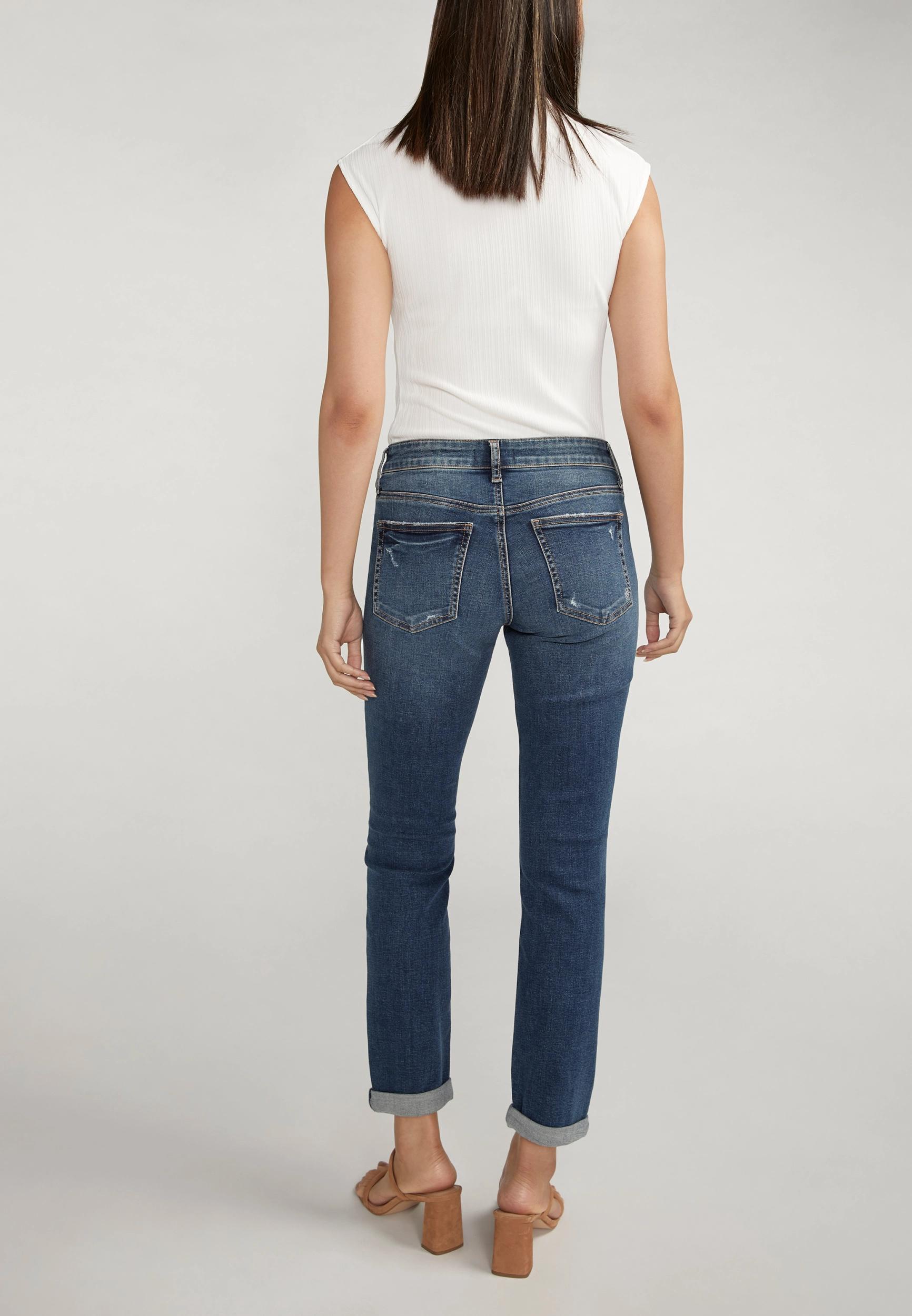 Silver Jeans Co.® Mid Rise Luxe Stretch Boyfriend Slim Leg Jean Product Image