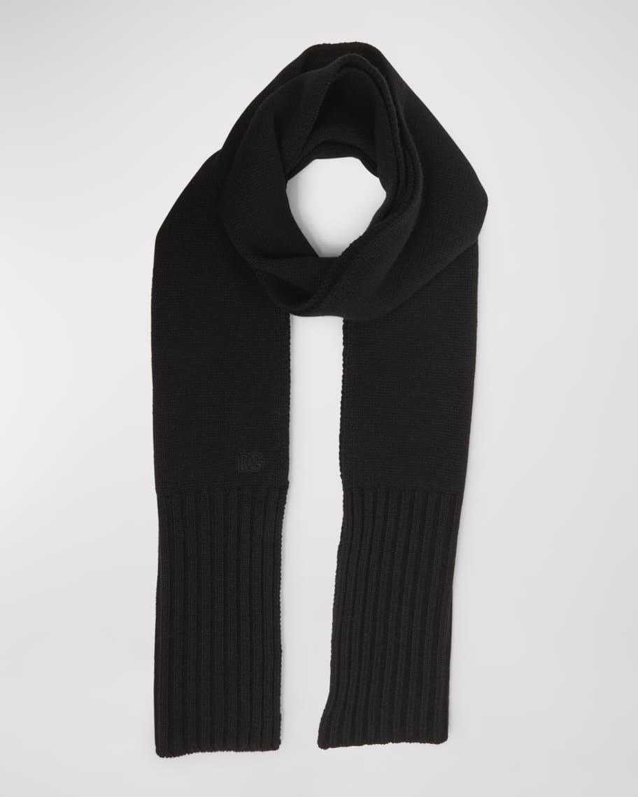 DG Logo Knit Ribbed Scarf  Product Image