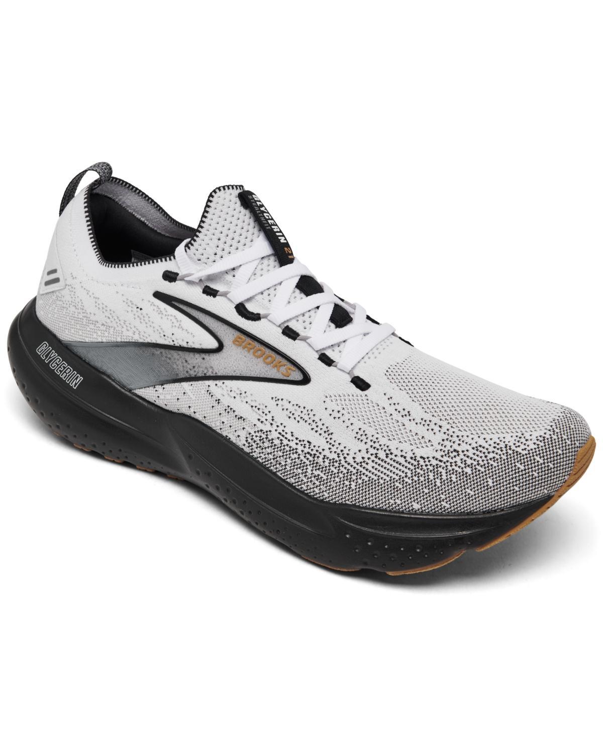 Brooks Glycerin Stealthfit 21 Grey/Black) Men's Shoes Product Image