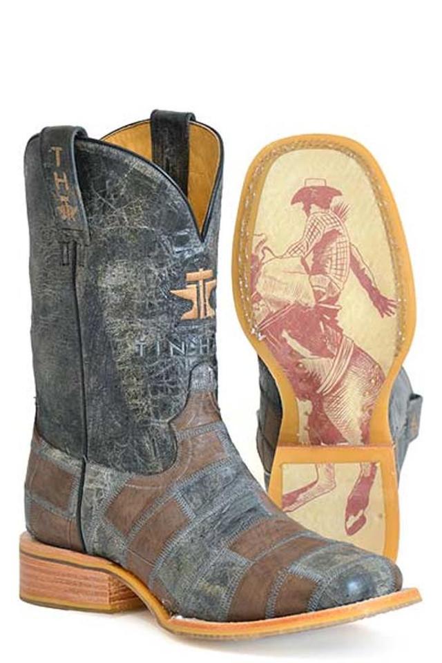 SALE Tin Haul® Men's Ride Em' Cowboy Square Toe Boots Product Image