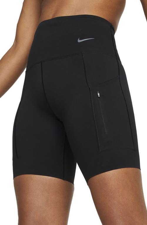 Nike Women's Go Firm-Support High-Waisted 8" Biker Shorts with Pockets Product Image