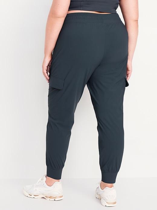 High-Waisted SleekTech Cargo Joggers Product Image